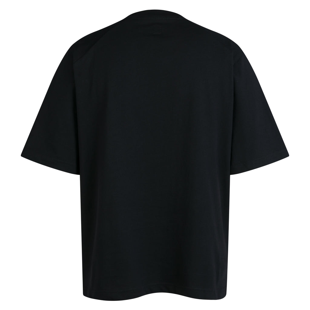 Men's Relaxed Cotton T-Shirt - Black/White