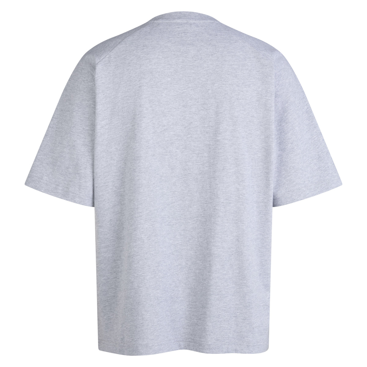 Men's Relaxed Cotton T-Shirt - Grey/White