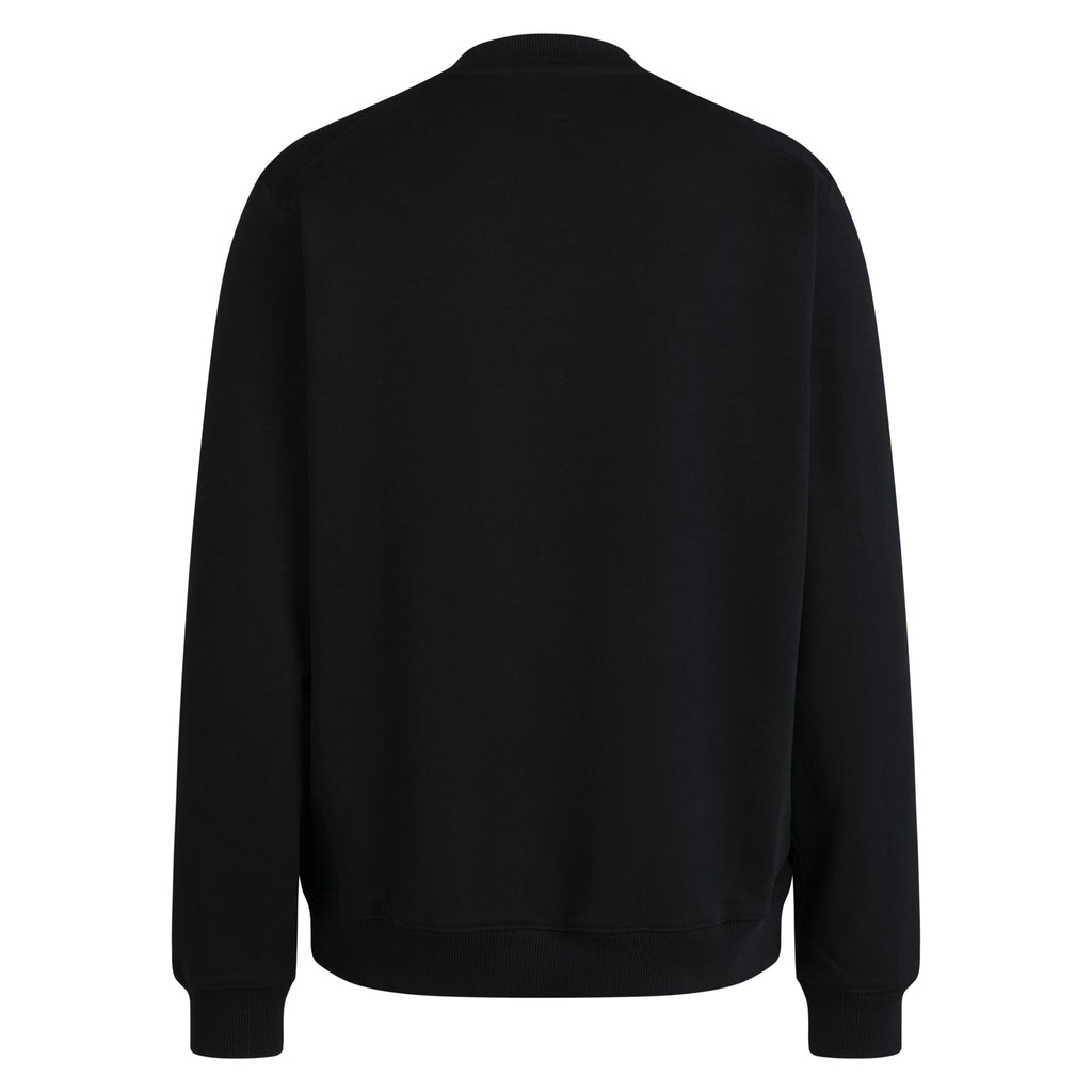 Men's Heavyweight Cotton Sweatshirt - Black/White
