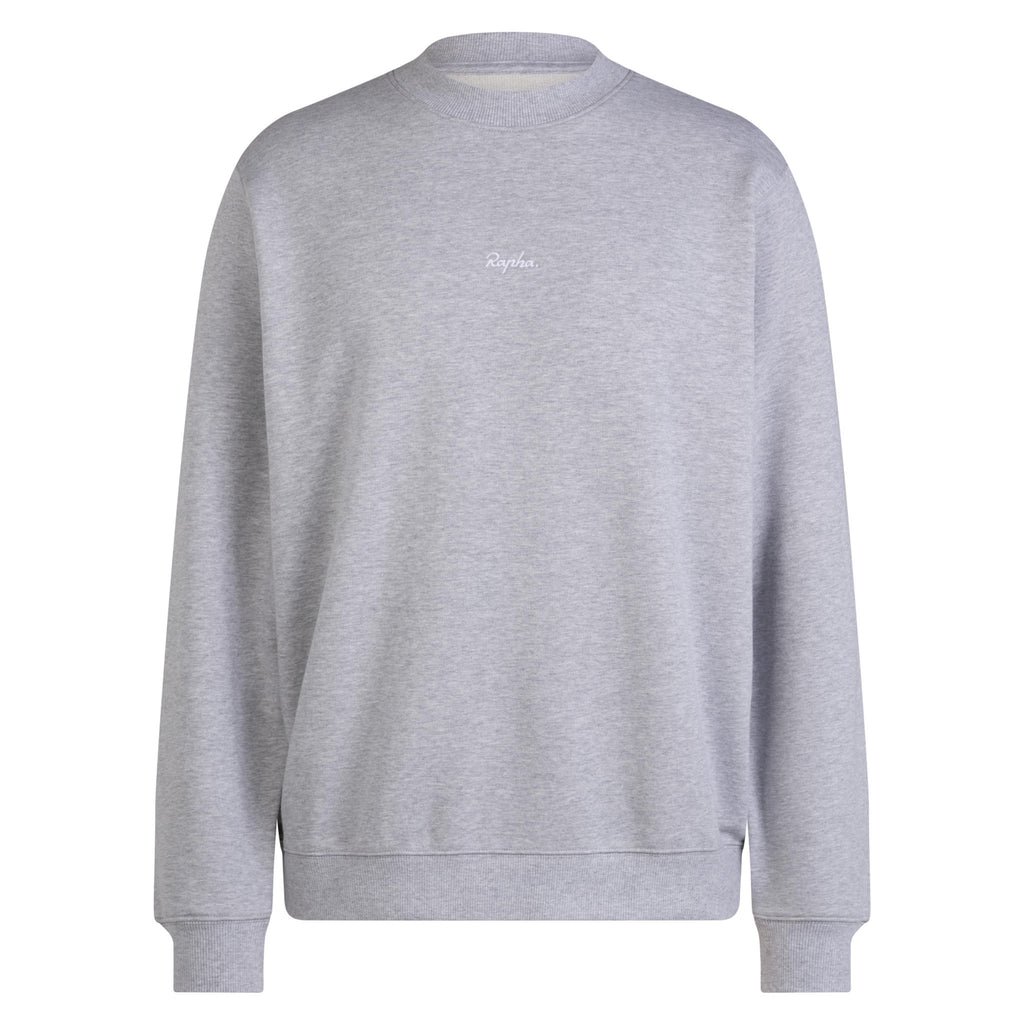 Men's Heavyweight Cotton Sweatshirt - Grey/White