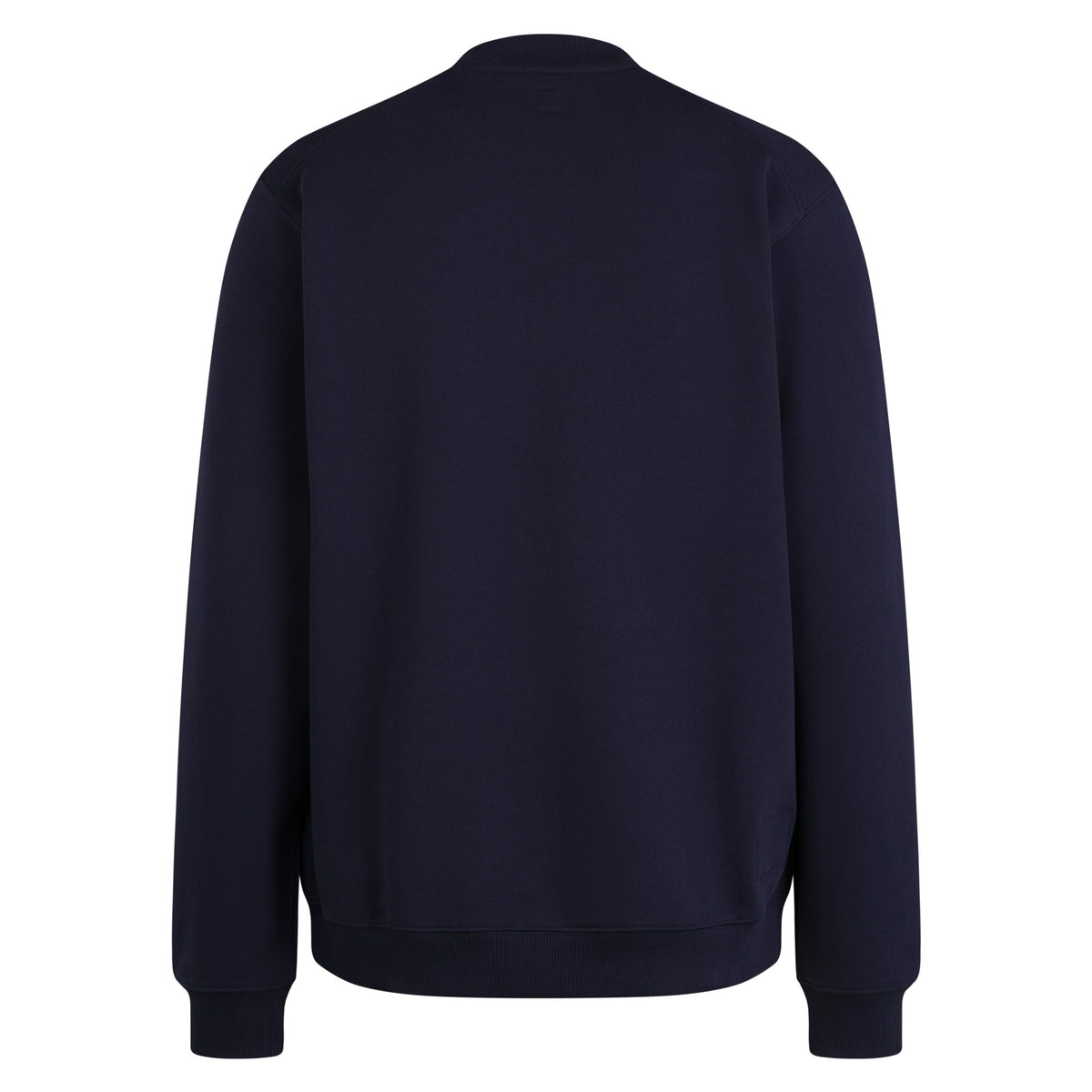 Men's Heavyweight Cotton Sweatshirt - Dark Navy/White