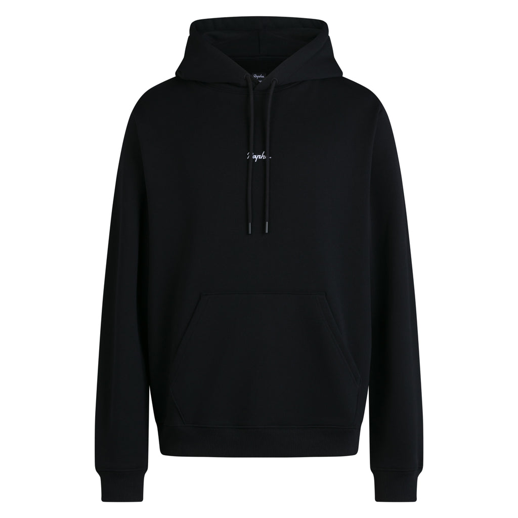 Men's Heavyweight Cotton Hoodie - Black/White