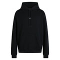 Men's Heavyweight Cotton Hoodie - Black/White