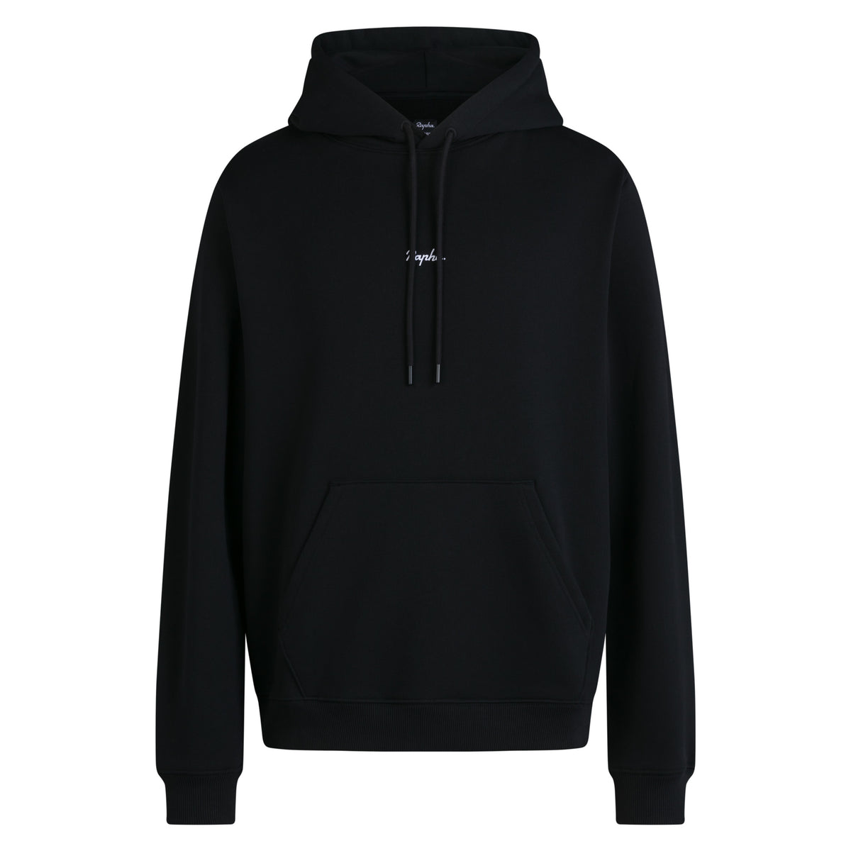 Men's Heavyweight Cotton Hoodie - Black/White