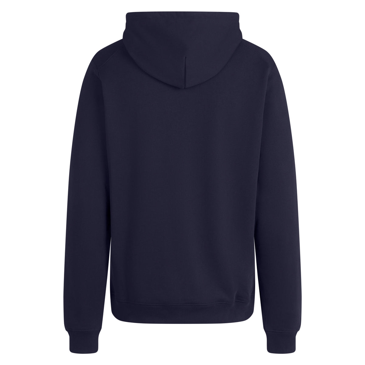 Men's Heavyweight Cotton Hoodie - Dark Navy/White