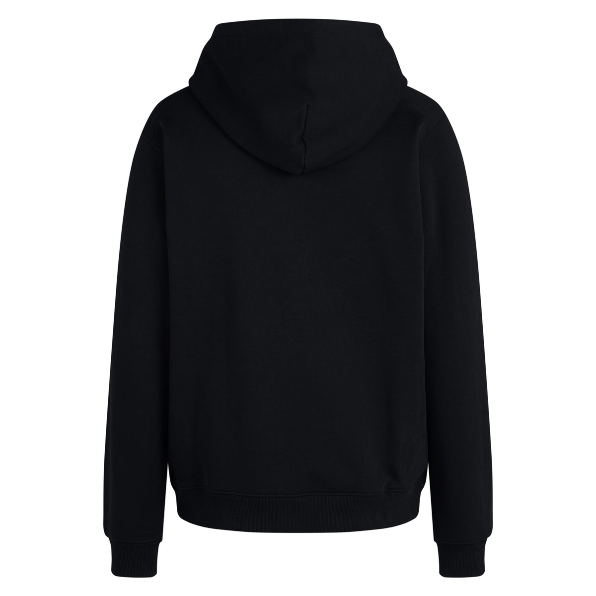 Men's Heavyweight Cotton Zip Hoodie - Black / White