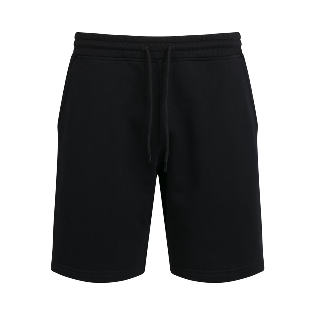 Men's Heavyweight Cotton Sweatshort - Black/White