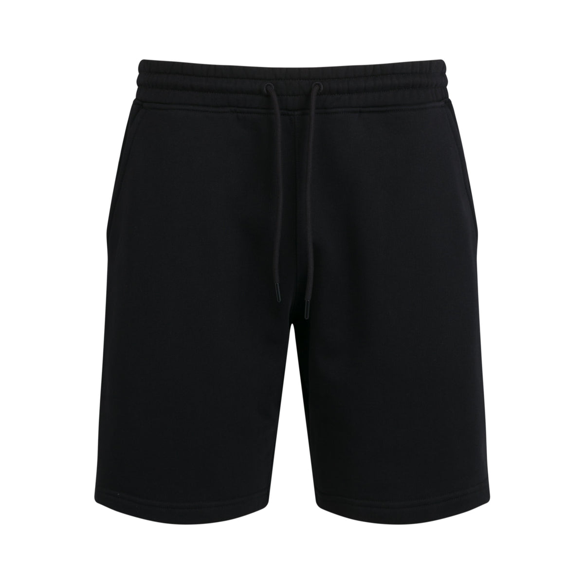 Men's Heavyweight Cotton Sweatshort - Black/White