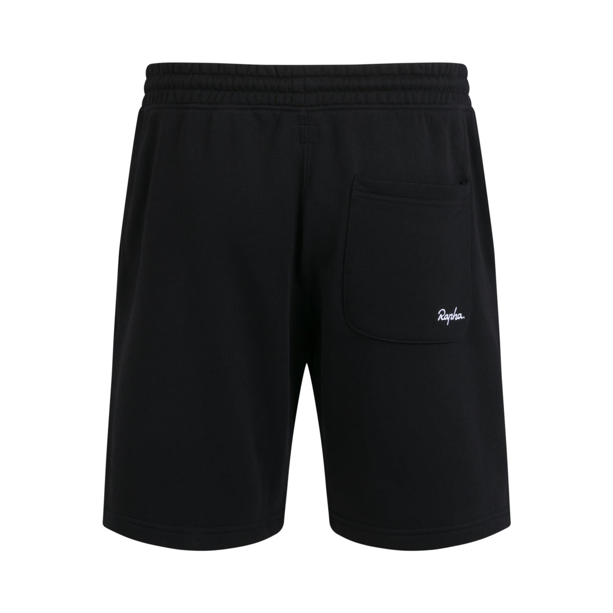 Men's Heavyweight Cotton Sweatshort - Black/White