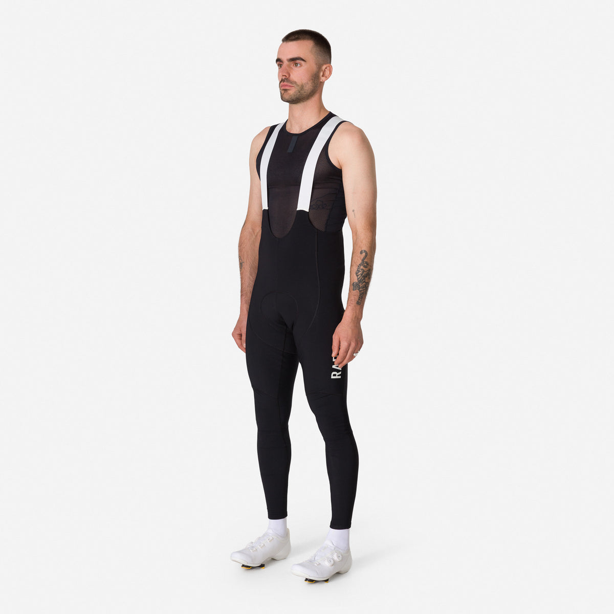 Men's Pro Team Winter Tights III - Black/White