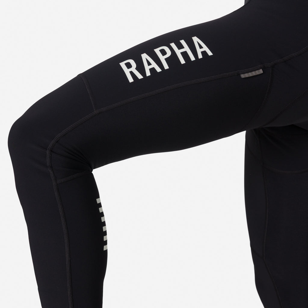 Men's Pro Team Winter Tights III - Black/White