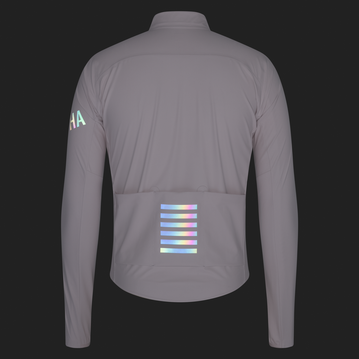 Men's Pro Team Long Sleeve Shadow Jersey - Blush/Rainbow Reflective