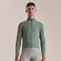 Men's Pro Team Long Sleeve Shadow Jersey - Laurel/Rainbow Reflective