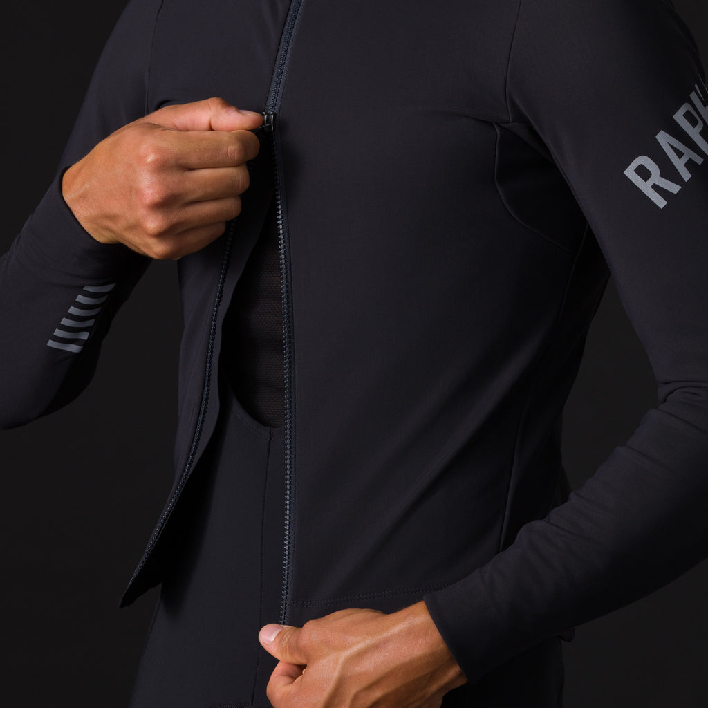 Men's Pro Team Shadow Winter Jacket - Black/Silver Reflective