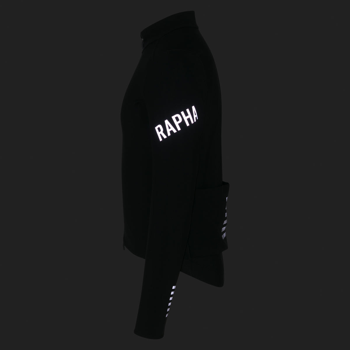 Men's Pro Team Shadow Winter Jacket - Black/Silver Reflective
