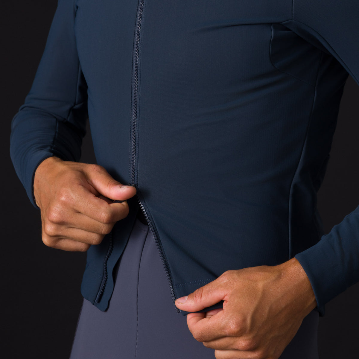 Men's Pro Team Shadow Winter Jacket - Carbon/Silver Reflective