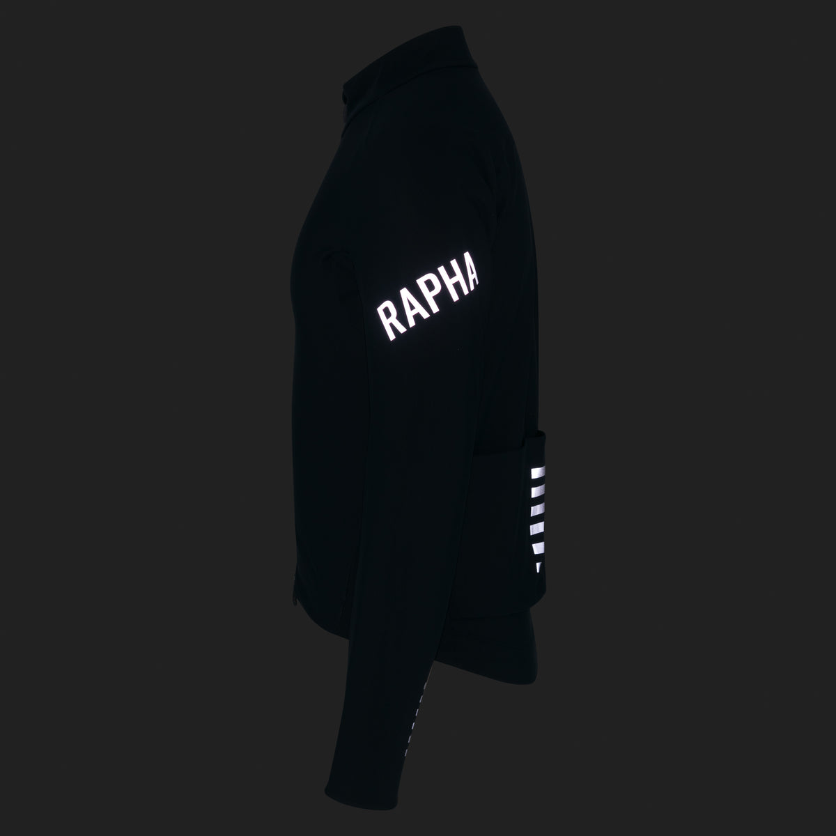 Men's Pro Team Shadow Winter Jacket - Carbon/Silver Reflective