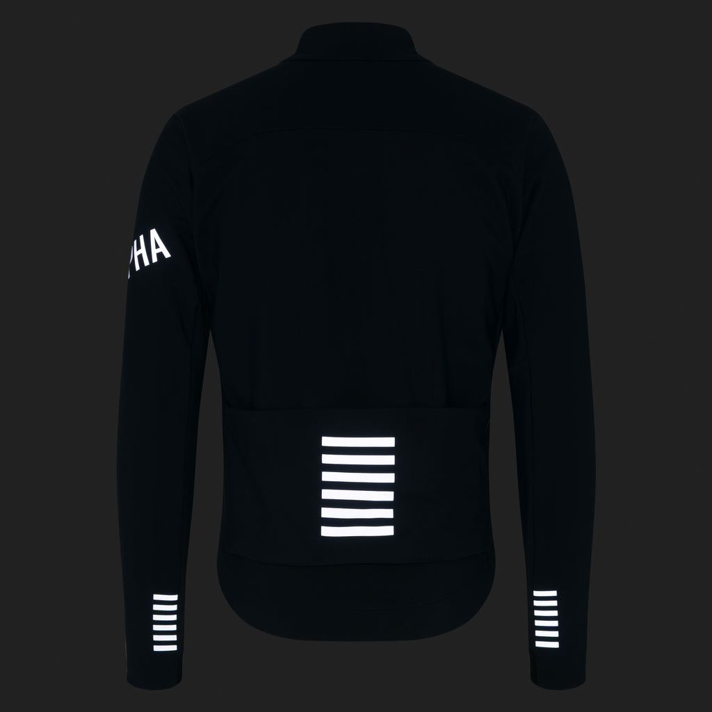 Men's Pro Team Shadow Winter Jacket - Carbon/Silver Reflective