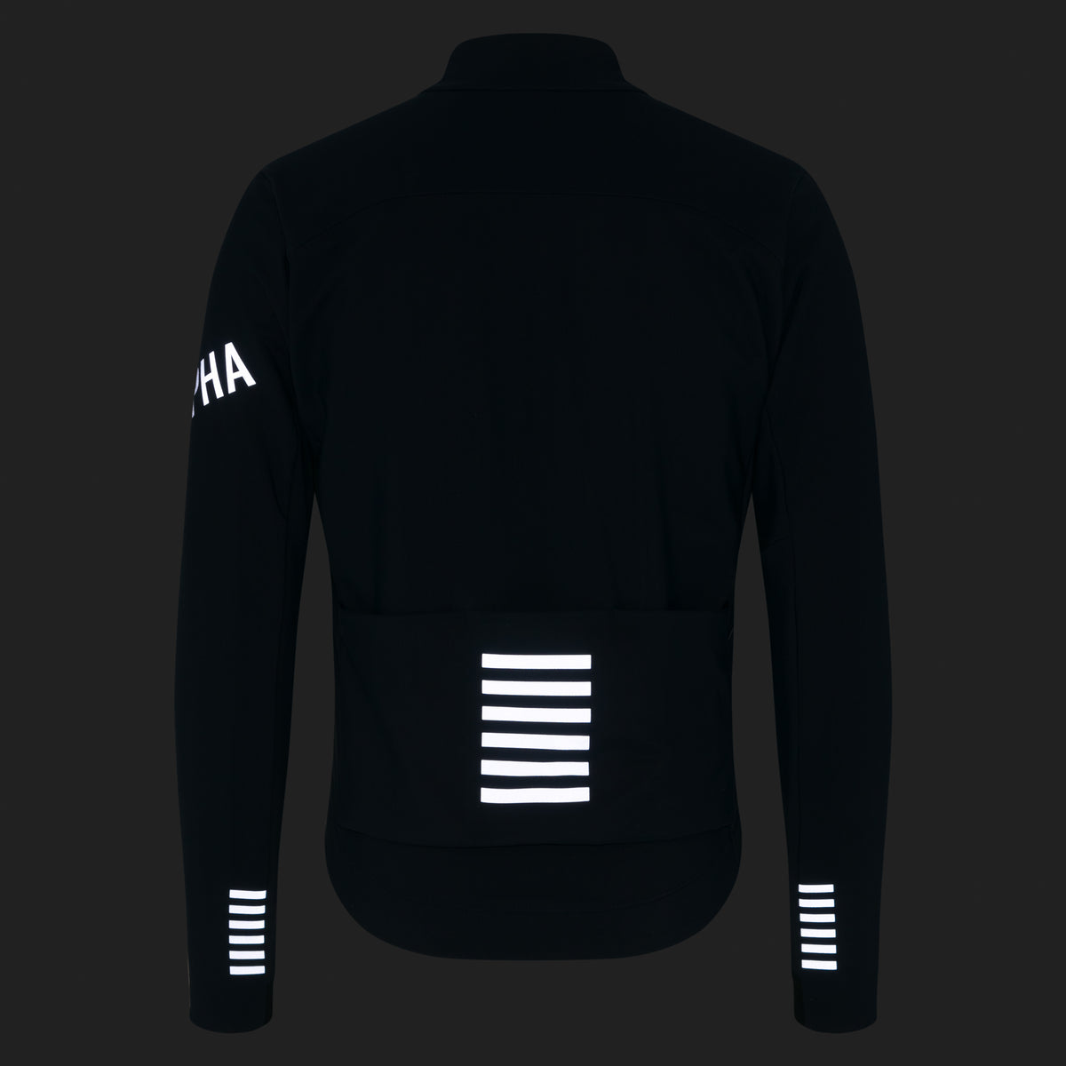 Men's Pro Team Shadow Winter Jacket - Carbon/Silver Reflective