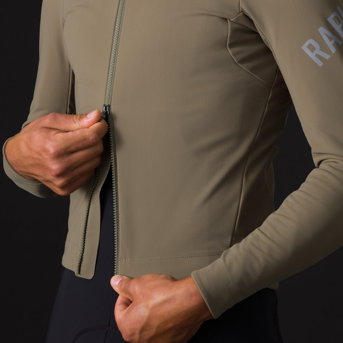 Men's Pro Team Shadow Winter Jacket - Moss Green/Silver Reflective