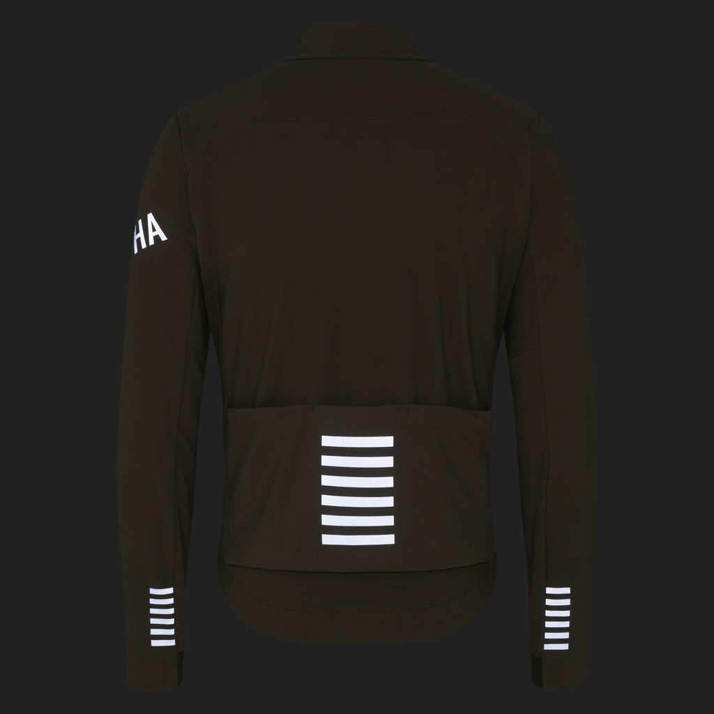Men's Pro Team Shadow Winter Jacket - Moss Green/Silver Reflective