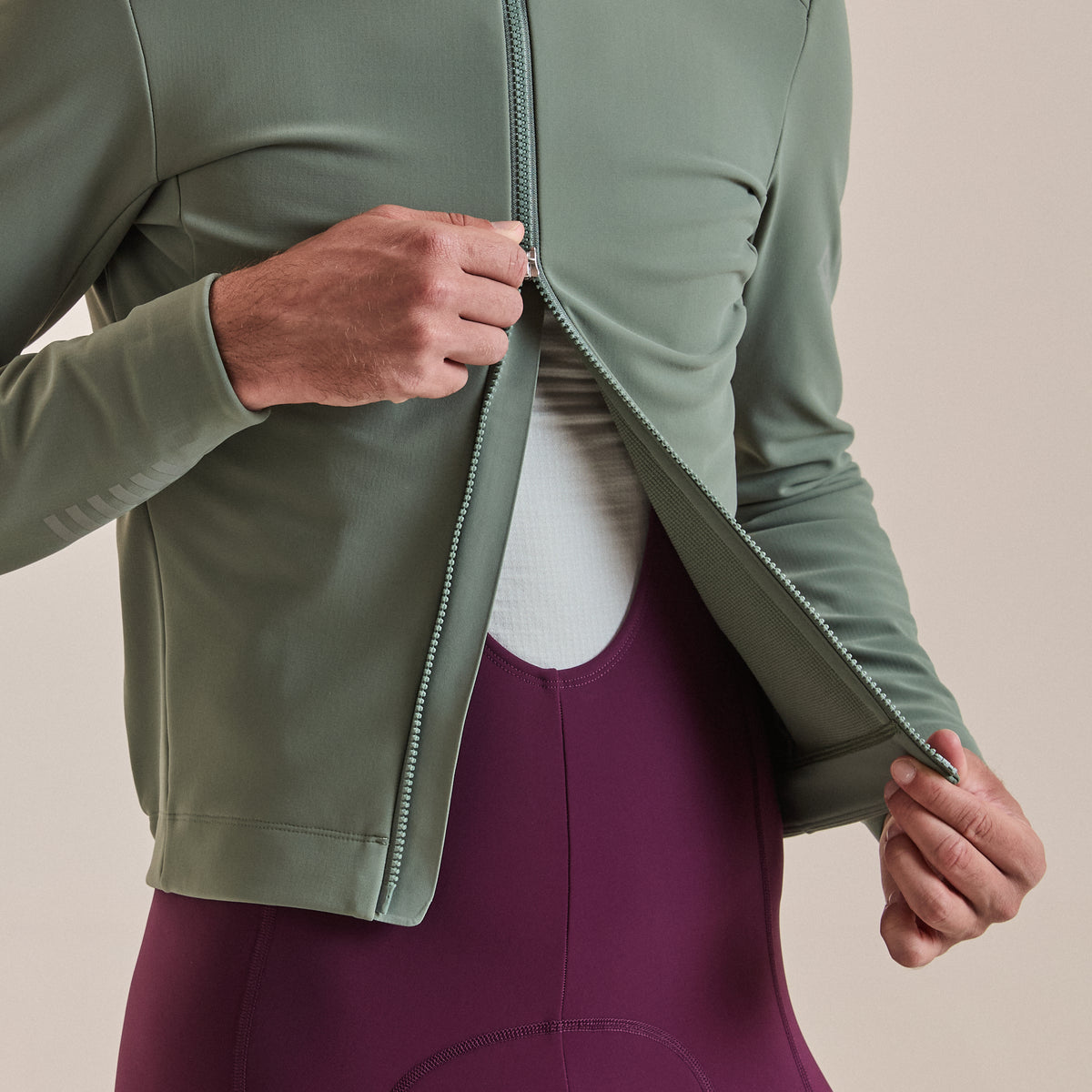 Men's Pro Team Shadow Winter Jacket - Laurel/Rainbow Reflective