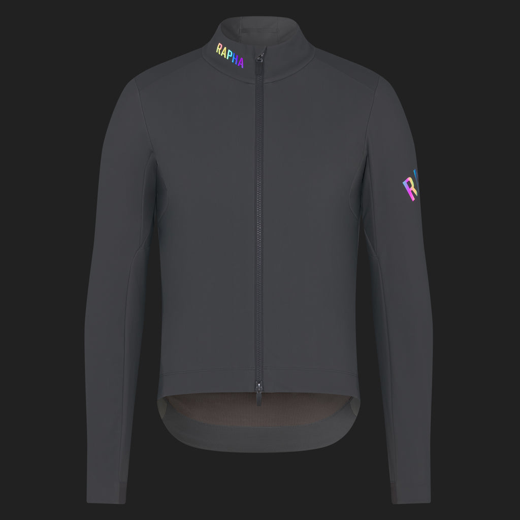 Men's Pro Team Shadow Winter Jacket - Smoky Silver/Rainbow Reflective