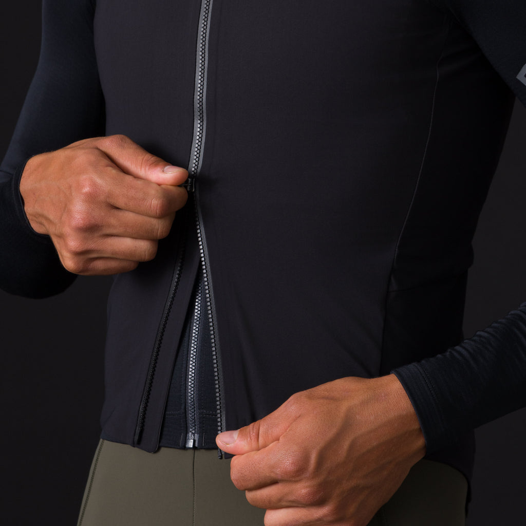 Men's Pro Team Shadow Gilet - Black/Rainbow Reflective
