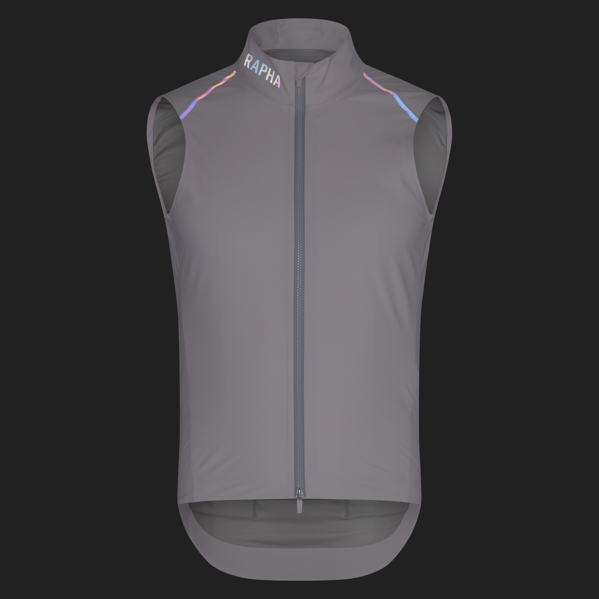 Men's Pro Team Shadow Gilet - Blush/Rainbow Reflective