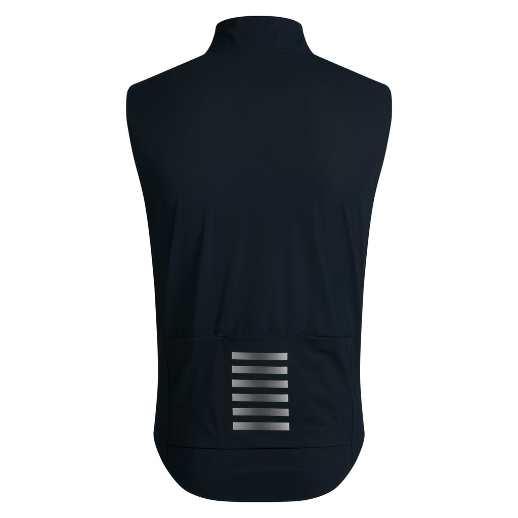Men's Pro Team Shadow Gilet - Carbon/Silver Reflective