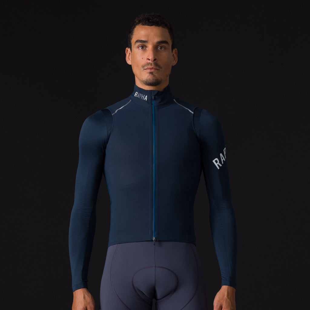 Men's Pro Team Shadow Gilet - Carbon/Silver Reflective