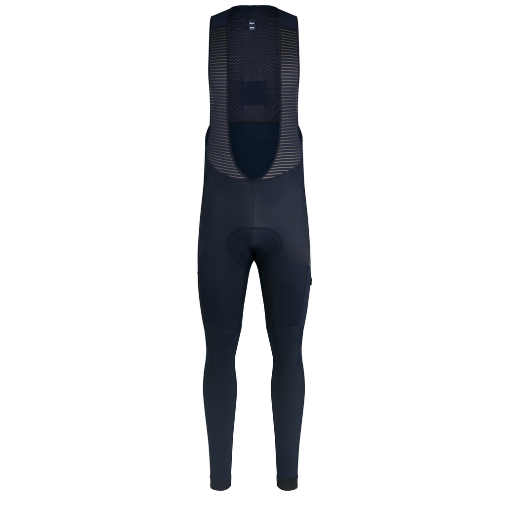 Men's Brevet Cargo Winter Tights - Dark Navy/White