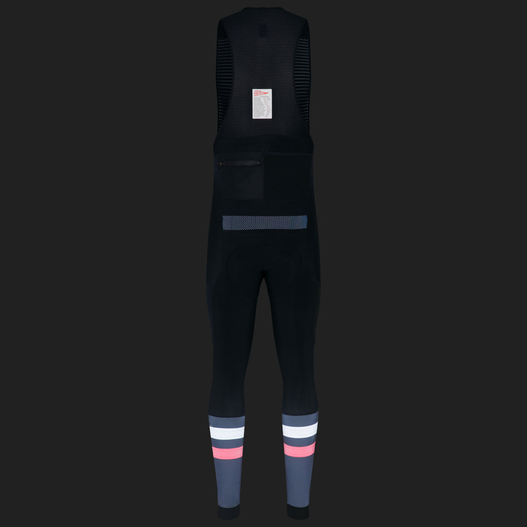 Men's Brevet Cargo Winter Tights - Dark Navy/White