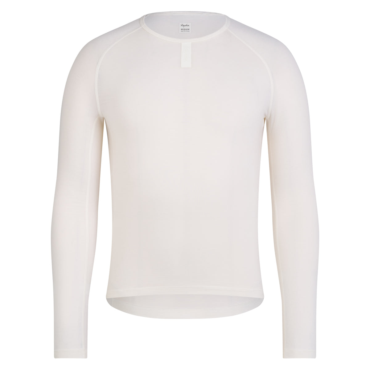 Men's Merino Base Layer - Long Sleeve - Cream/White