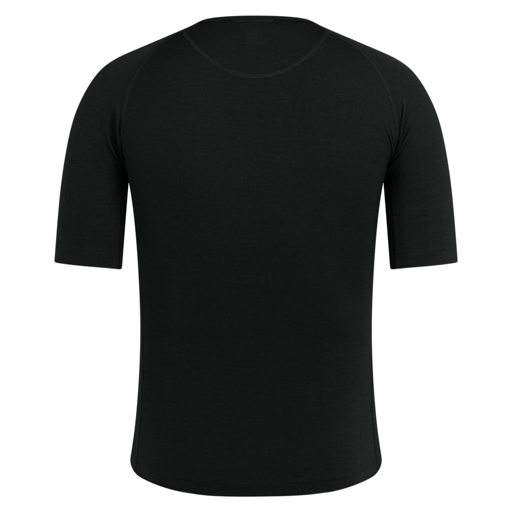 Men's Merino Base Layer - Short Sleeve - Black/Black