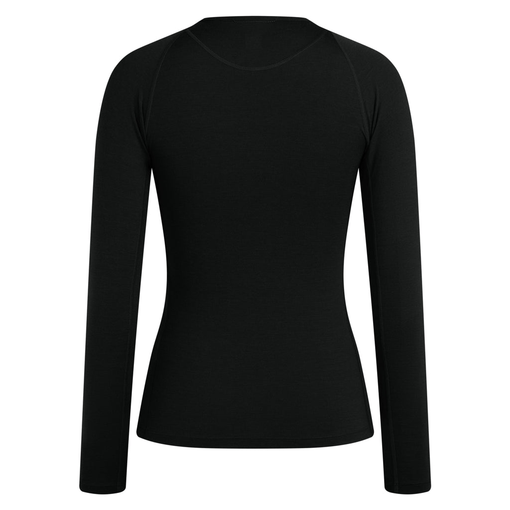 Women's Merino Base Layer - Long Sleeve - Black