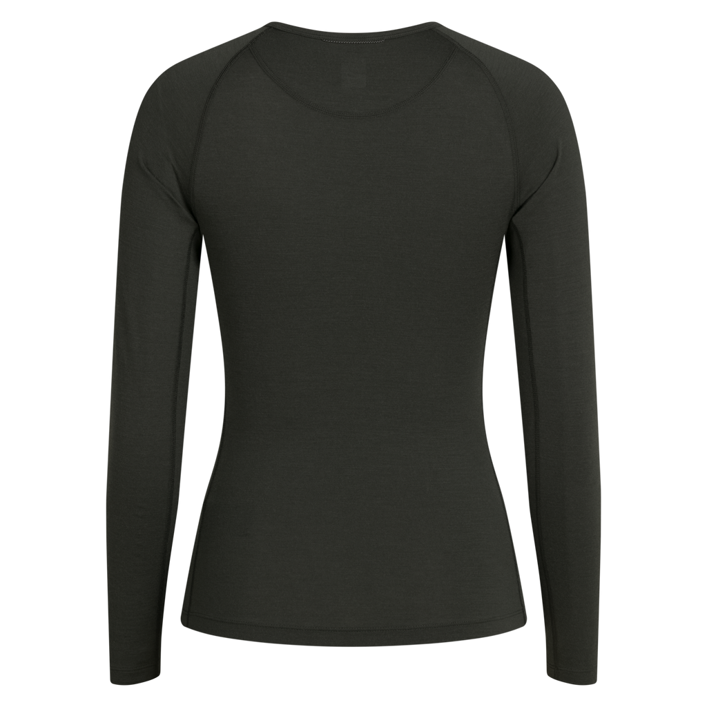 Women's Merino Base Layer - Long Sleeve - Dark Green
