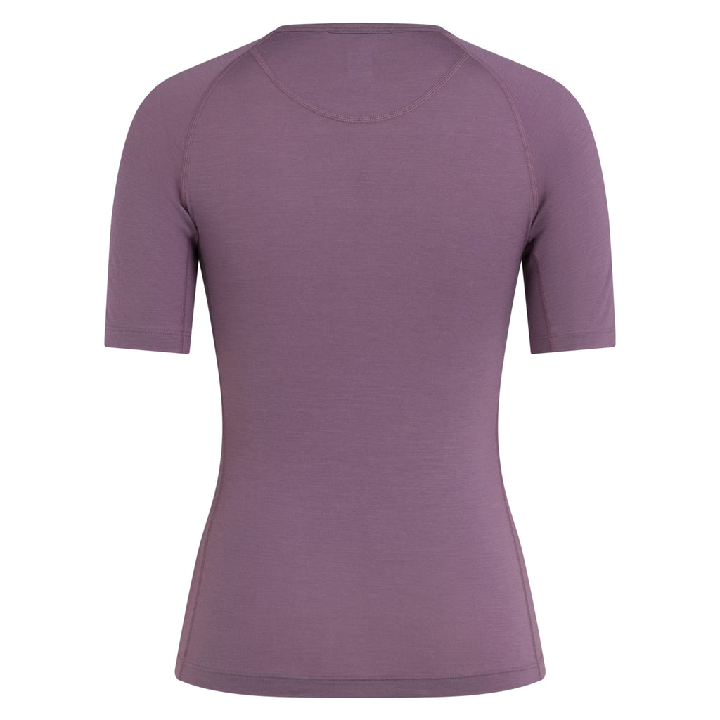 Women's Merino Base Layer - Short Sleeve - Amethyst/Amethyst