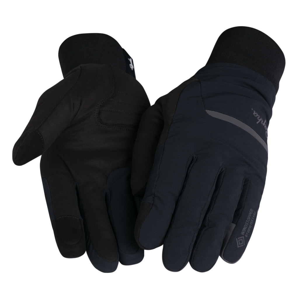 Windstopper Insulated Gloves - Black/Grey Reflective