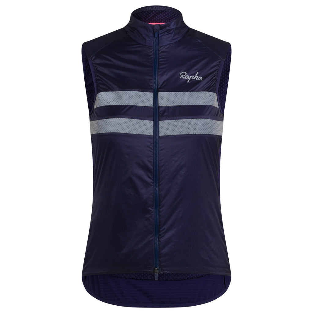 Women's Brevet Insulated Gilet - Navy Purple/Black