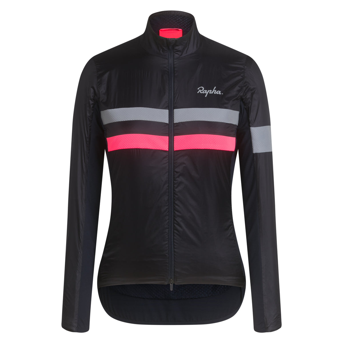 Women's Brevet Insulated Jacket - Dark Navy/High-Vis Pink