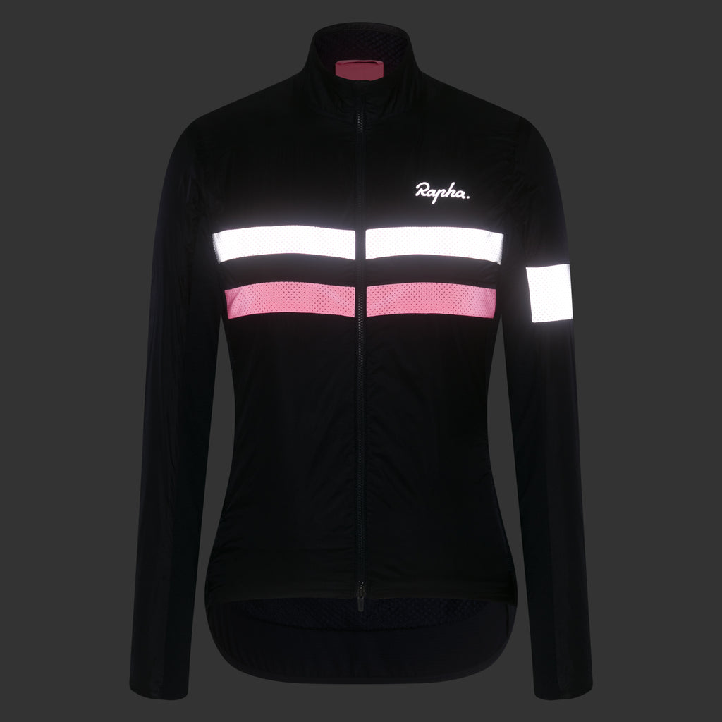 Women's Brevet Insulated Jacket - Dark Navy/High-Vis Pink