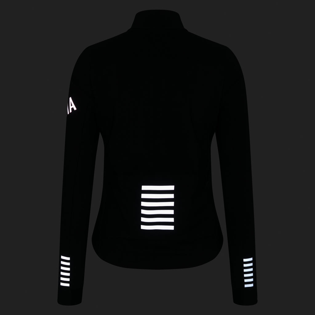 Women's Pro Team Shadow Winter Jacket - Black/Silver Reflective