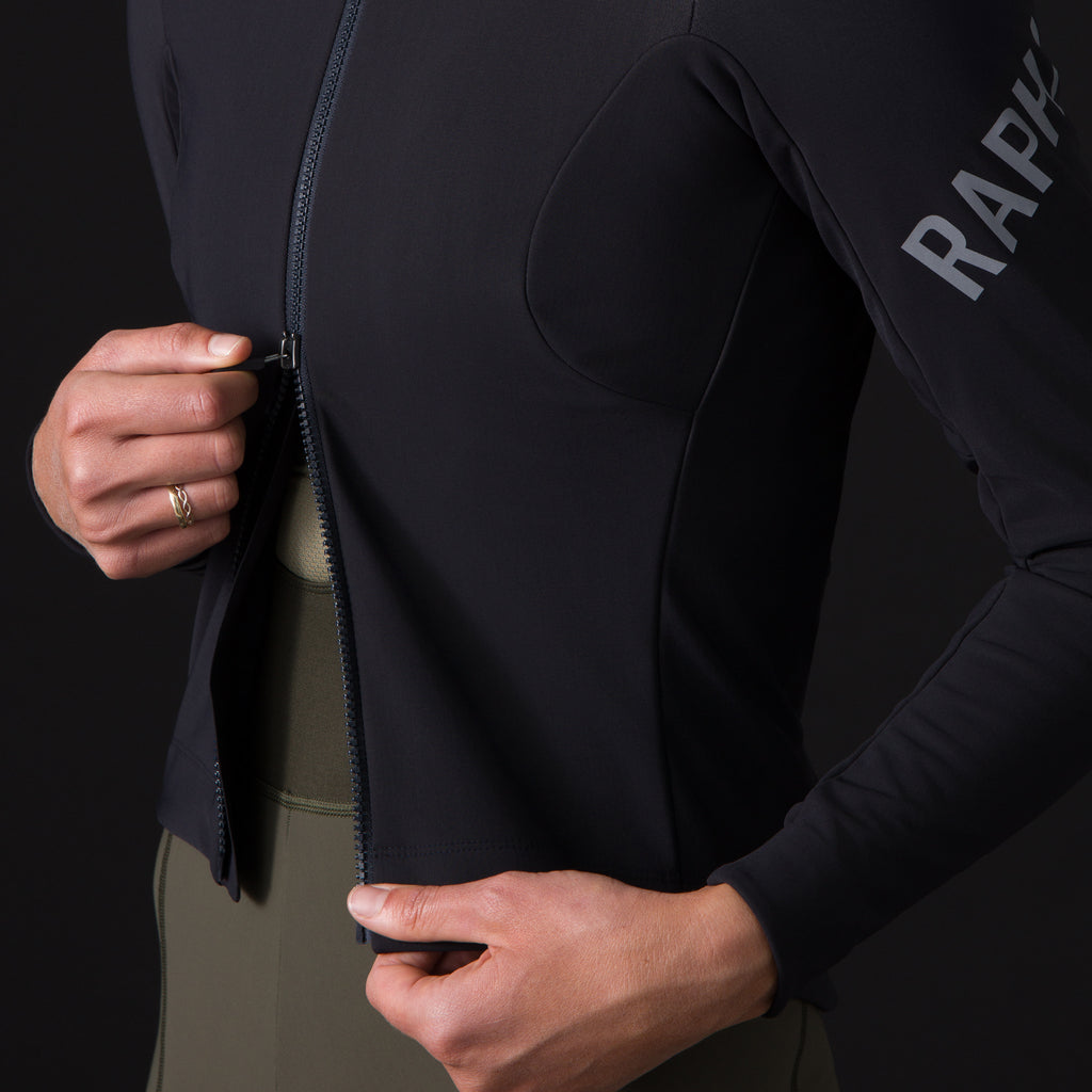 Women's Pro Team Shadow Winter Jacket - Black/Silver Reflective