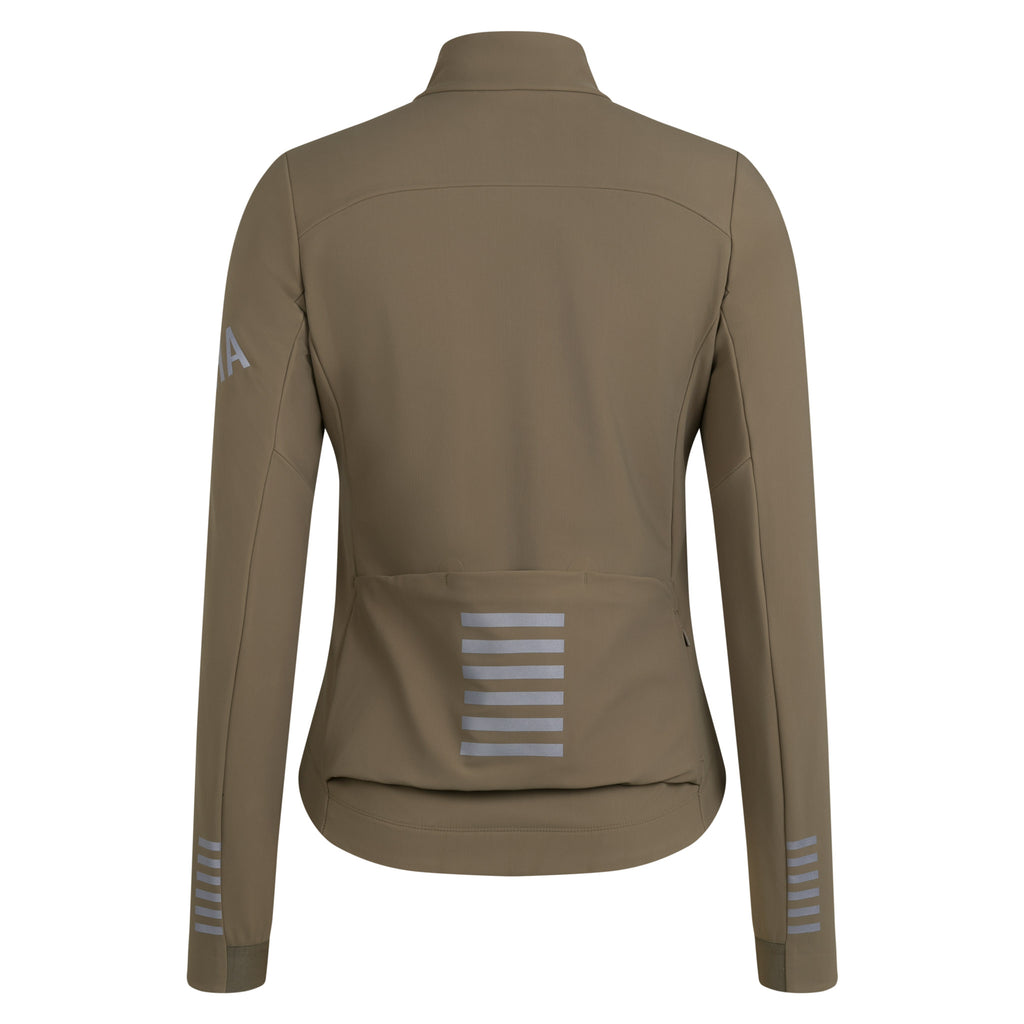 Women's Pro Team Shadow Winter Jacket - Moss Green/Silver Reflective