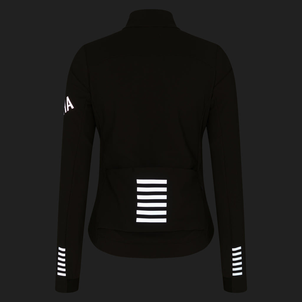 Women's Pro Team Shadow Winter Jacket - Moss Green/Silver Reflective