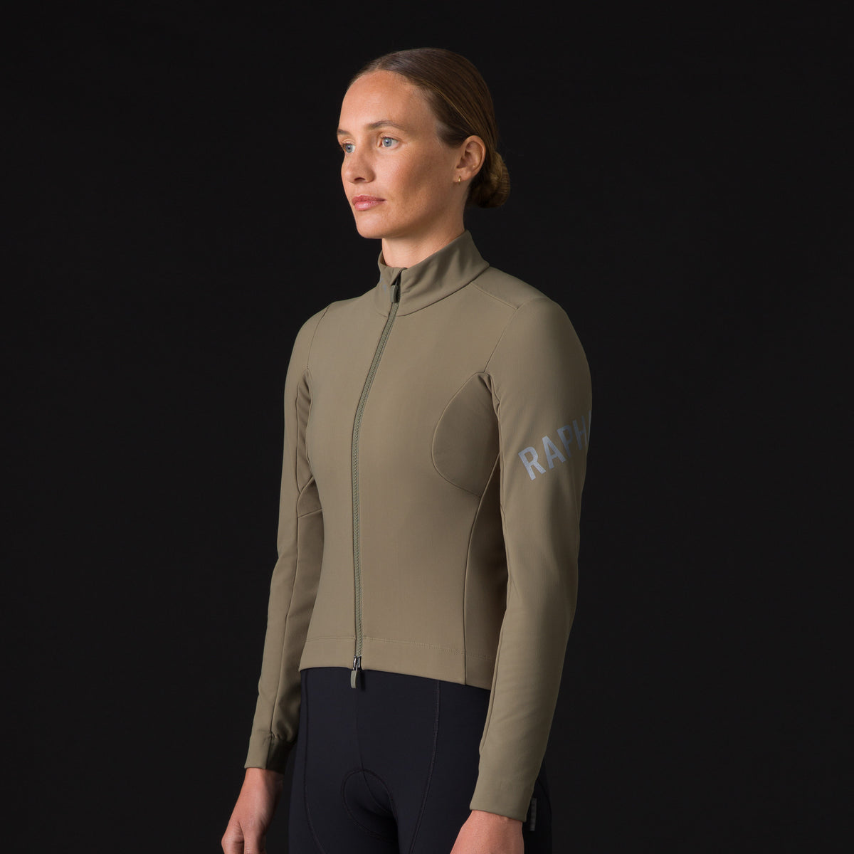 Women's Pro Team Shadow Winter Jacket - Moss Green/Silver Reflective