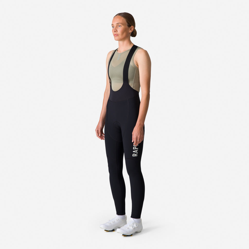 Women's Pro Team Winter Tights III - Black/White