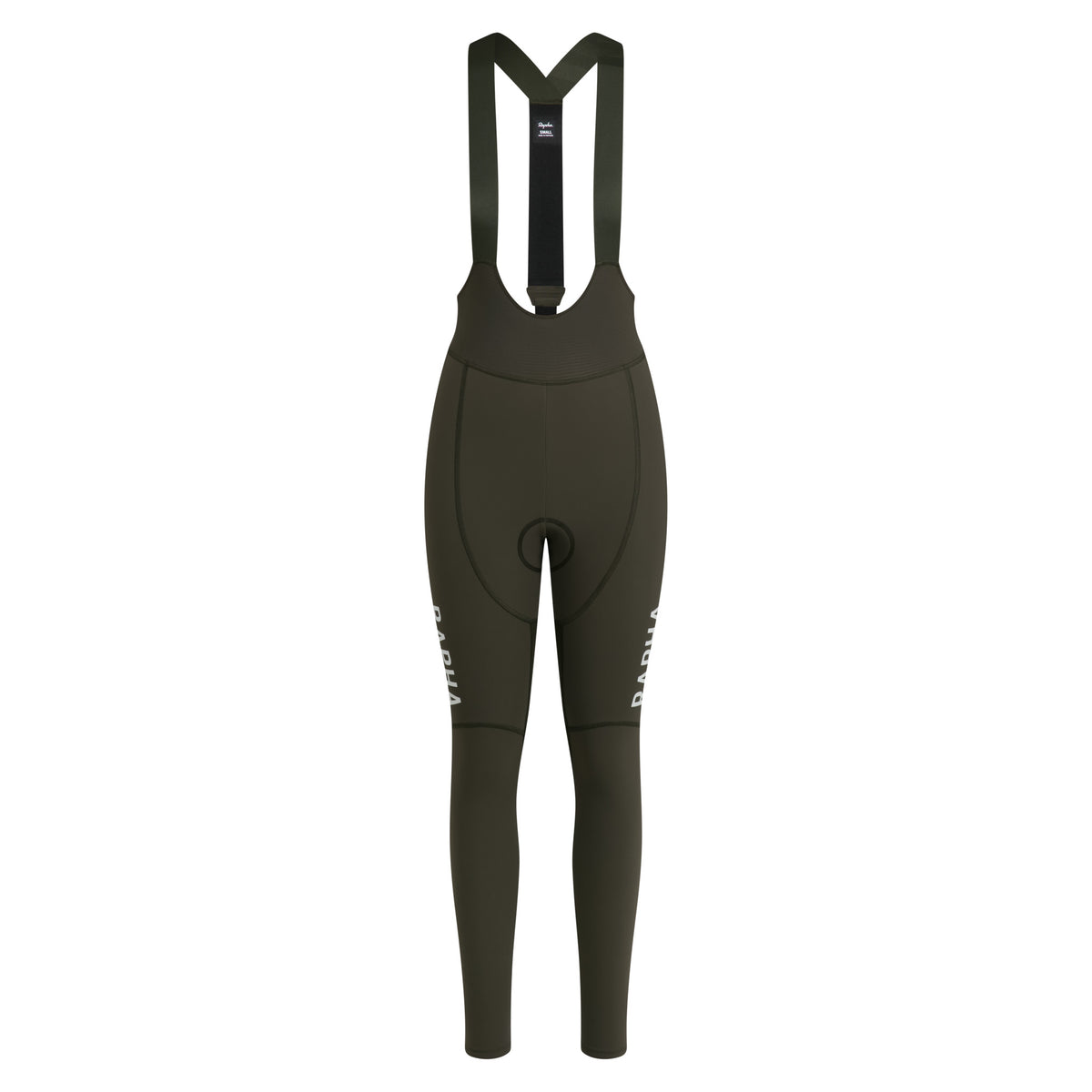 Women's Pro Team Winter Tights III - Dark Green/White