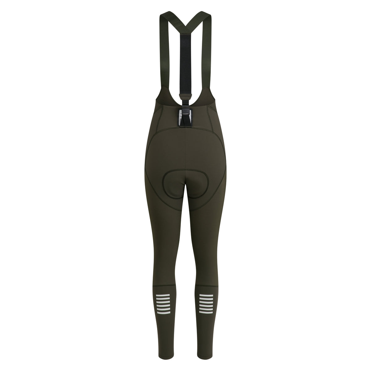 Women's Pro Team Winter Tights III - Dark Green/White